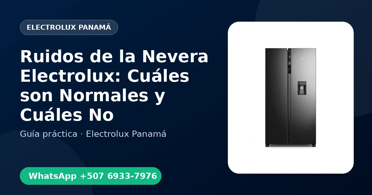 Ruidos de la Nevera Electrolux: Cuáles son Normales y Cuáles No