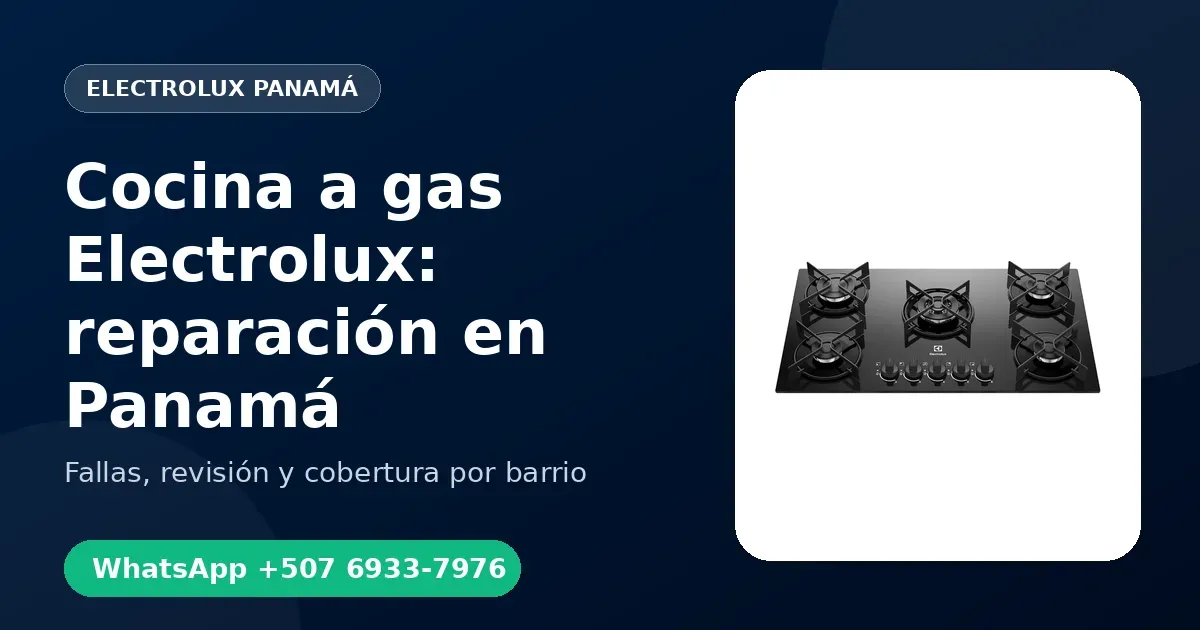Cocina a gas Electrolux en El Cangrejo