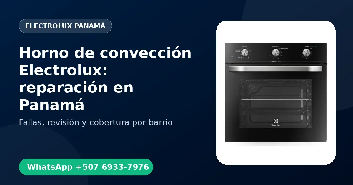 Horno de convección Electrolux en El Cangrejo
