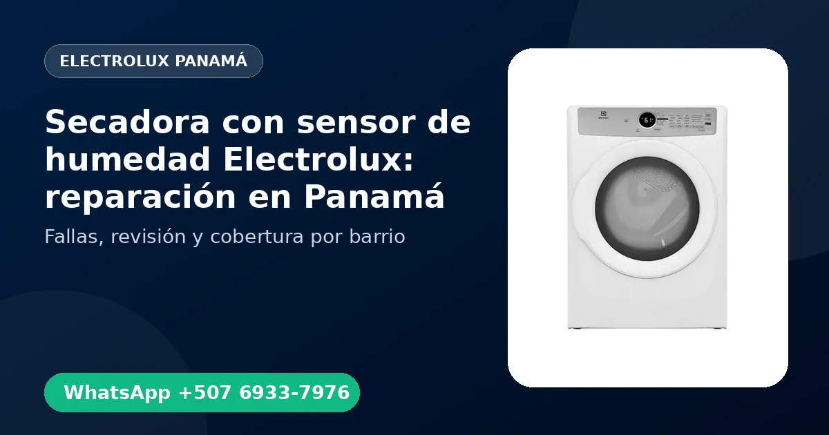 Secadora con sensor de humedad Electrolux en El Cangrejo