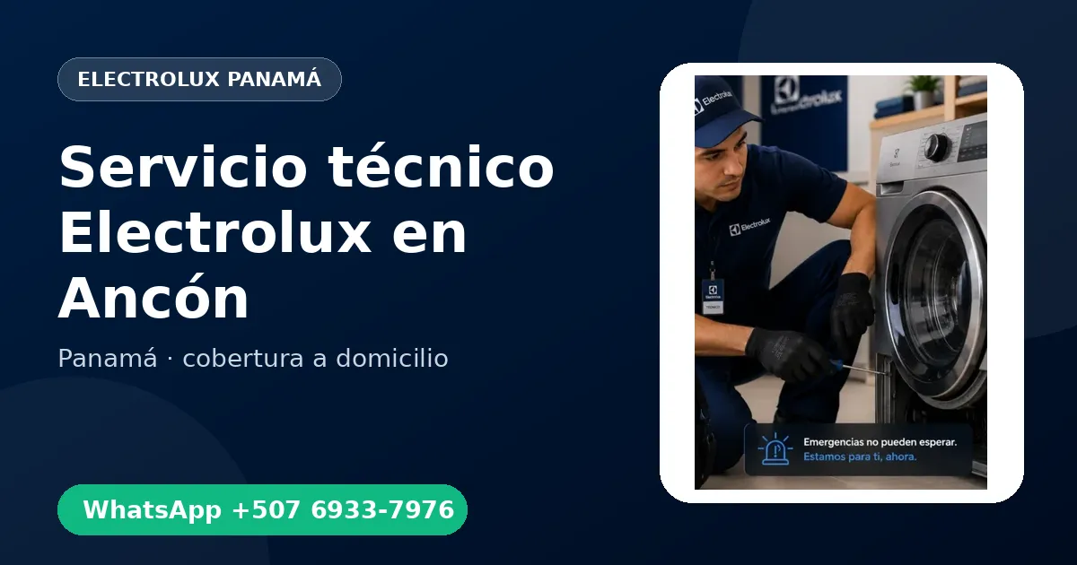 Mantenimiento Electrolux en Ancón