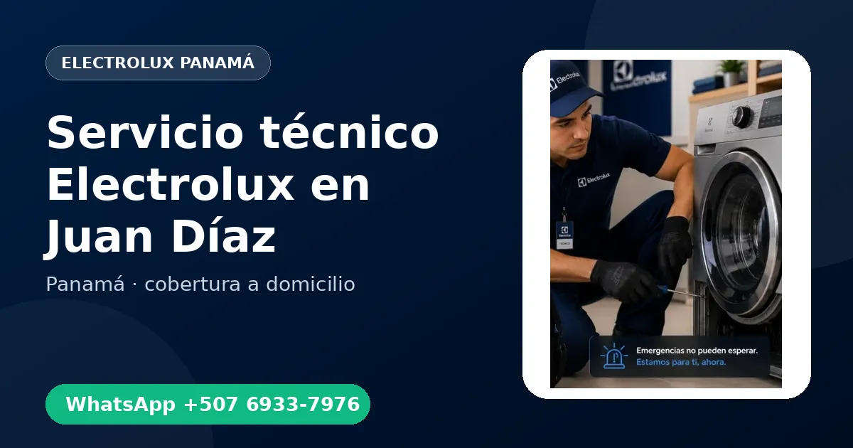 Mantenimiento Electrolux en Juan Díaz